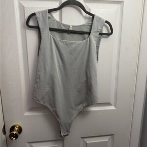 Free People‎ Light Gray Bodysuit